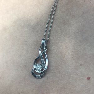 Silver necklace from Kay jewelers